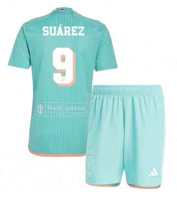 Inter Miami Luis Suarez #9 Tercera Equipación Niños 2024-25 Manga Corta (+ Pantalones cortos)